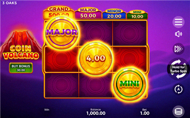 Coin Volcano screenshot gioco base