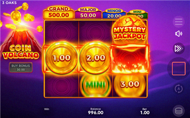 Coin Volcano screenshot vincita